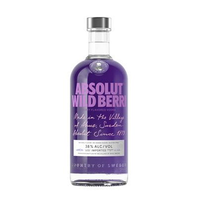 Buy Absolut Berry Flavored Vodka Wild Berri 76 750ML Online -Craft City