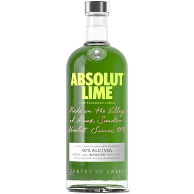 Buy Absolut Lime Flavored Vodka 80 1L Online -Craft City