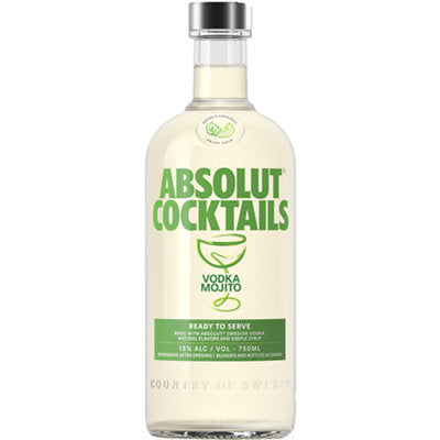 Buy Absolut Vodka Mojito 30 750ML Online -Craft City