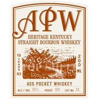 Buy Ass Pocket 15 Year Old Bourbon Online -Craft City