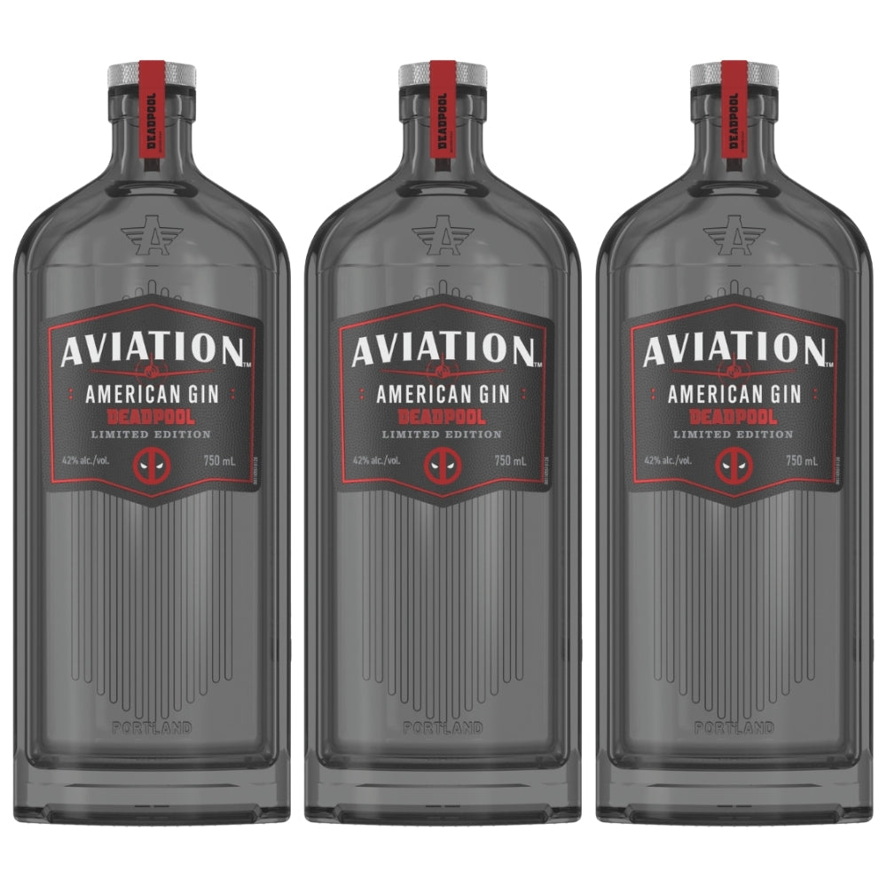 Buy Aviation American Gin Deadpool Limited Edition 3pk Online -Craft City