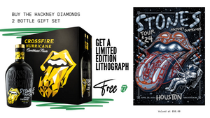 Crossfire Hurricane Rum By The Rolling Stones (COMES WITH FREE LITHOGRAPH)