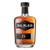 Buy Balblair Single Malt Scotch 25 Yr 92 750ML Online -Craft City
