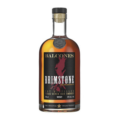 Buy Balcones Corn Whiskey Brimstone Texas Scrub Oak Smoked Pot Distilled 106 750ML Online -Craft City