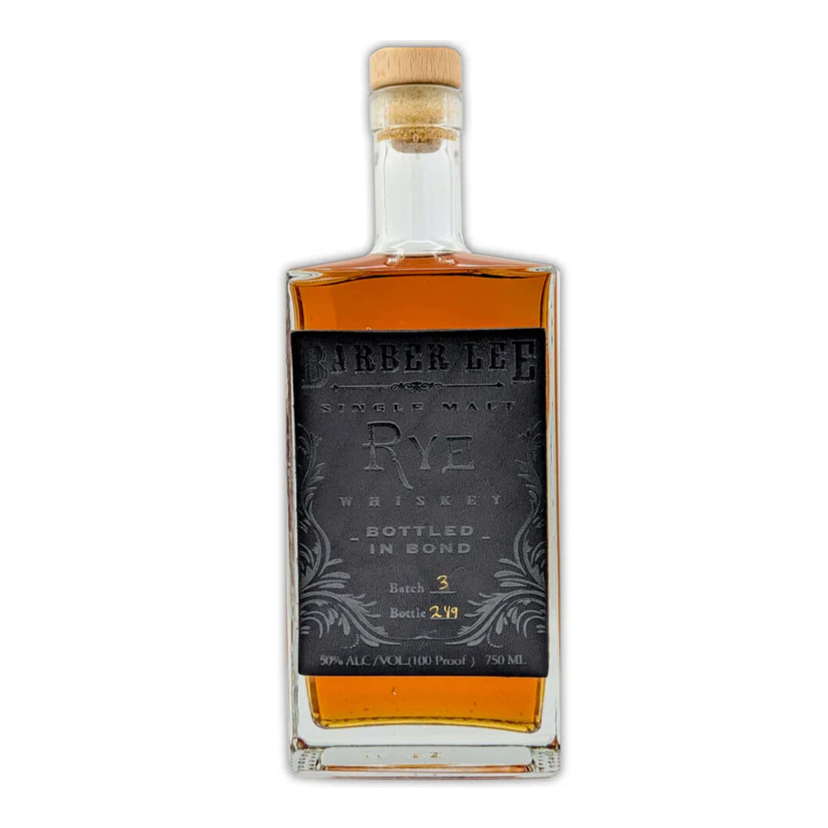 Buy Barber Lee Rye Whiskey Bottled in Bond Online -Craft City