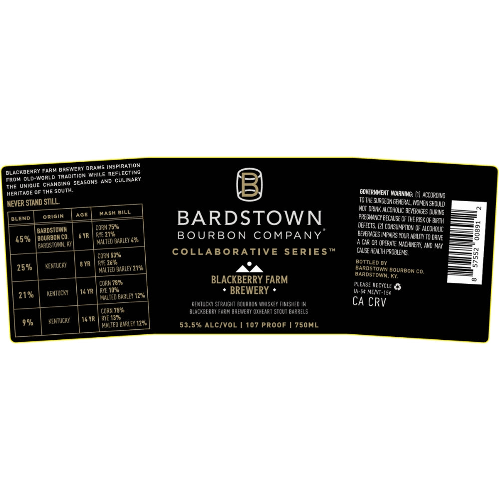 Buy Bardstown Bourbon Collaborative Series Blackberry Farm Brewery Online -Craft City