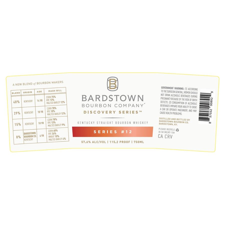 Buy Bardstown Bourbon Company Discovery Series #12 Online -Craft City