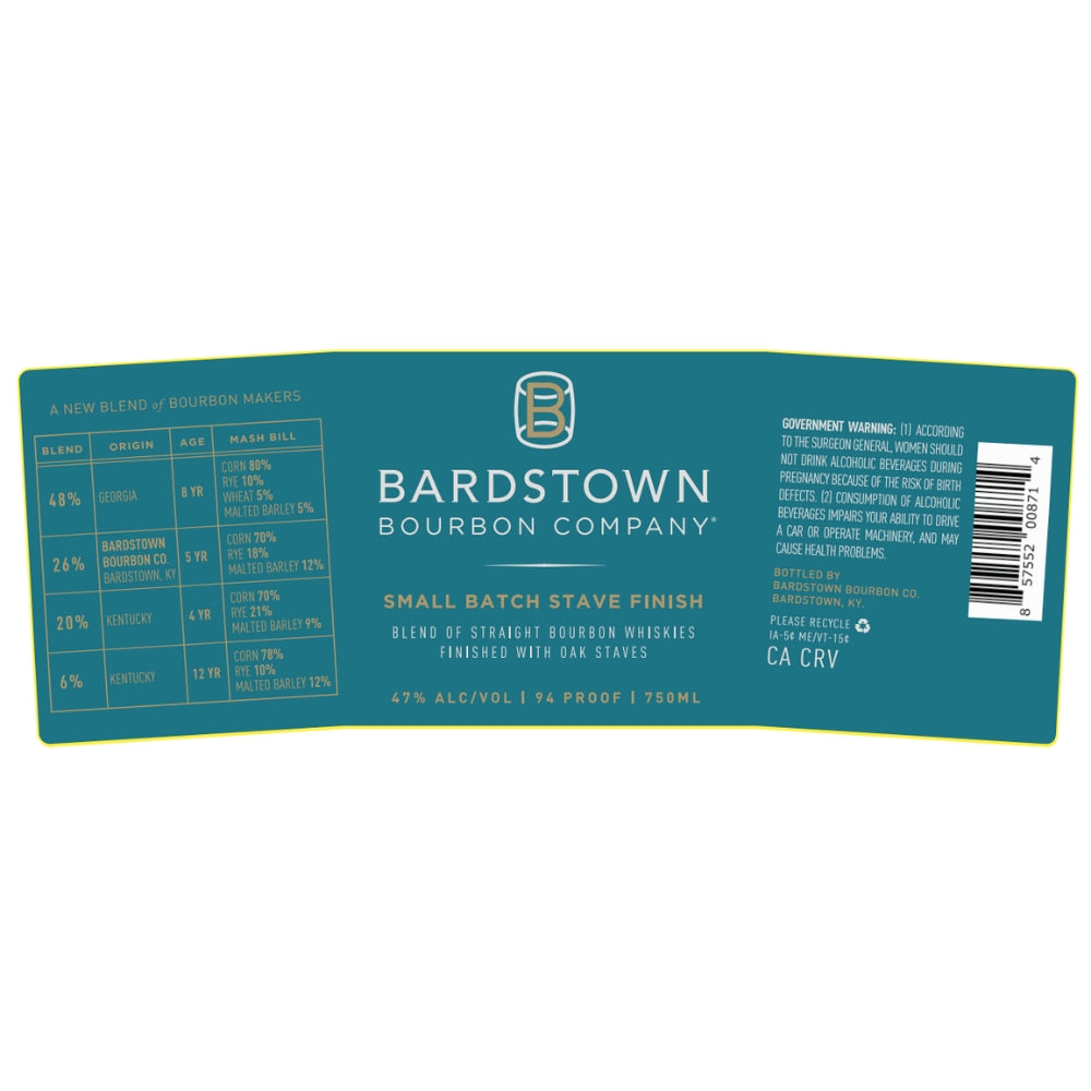 Buy Bardstown Bourbon Company Small Batch Stave Finish Bourbon Online -Craft City