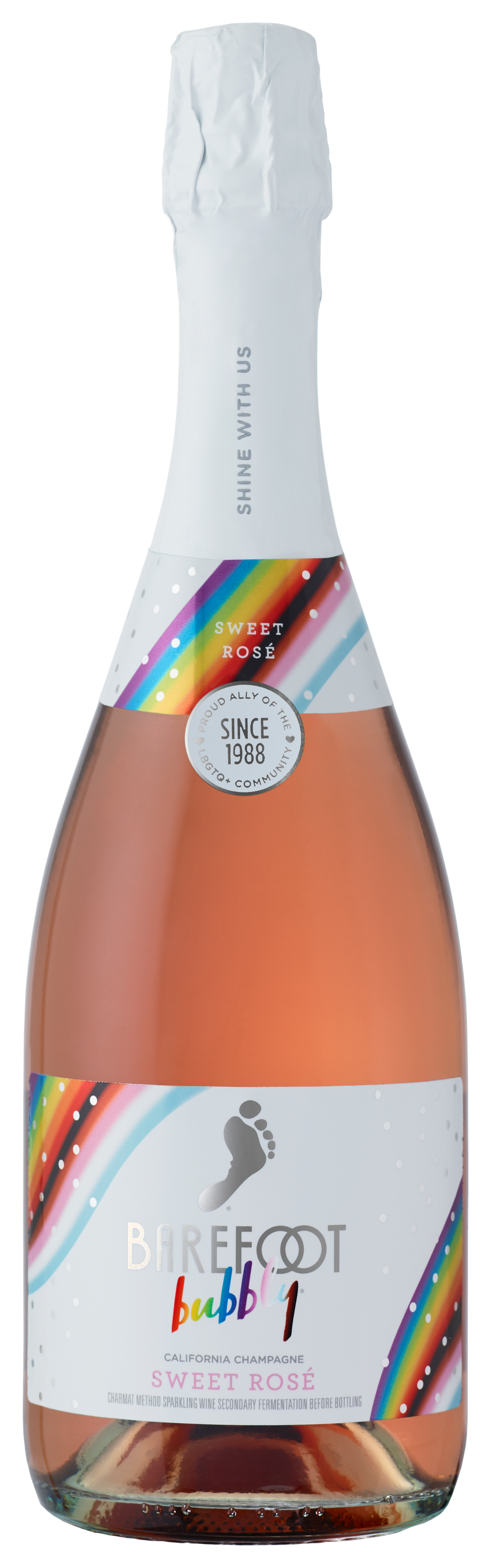 Buy Barefoot Bubbly Brut Rose Pride 750ML Online -Craft City