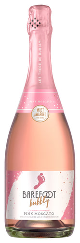 barefoot bubbly california pink moscato 750ml