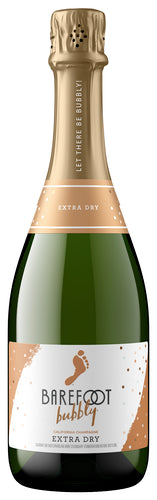 barefoot bubbly extra dry champagne 750ml