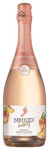 barefoot bubbly peach 750ml