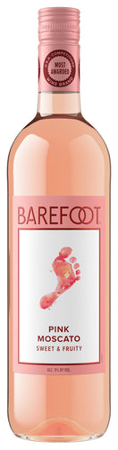 barefoot cellars pink moscato 750ml