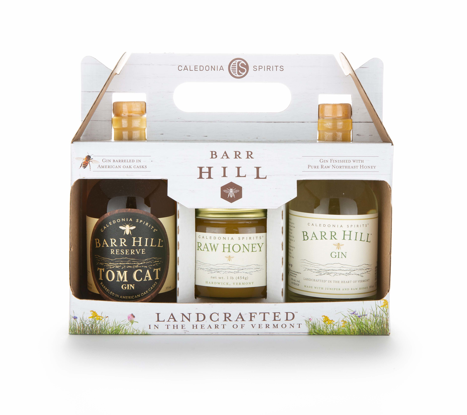 Buy Barr Hill Gin/Tom Cat/Honey Bear 6/2PKS 375ML Online -Craft City