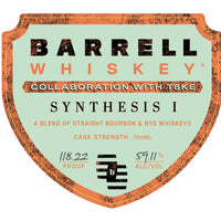 Buy Barrell Whiskey x T8KE Synthesis I Online -Craft City