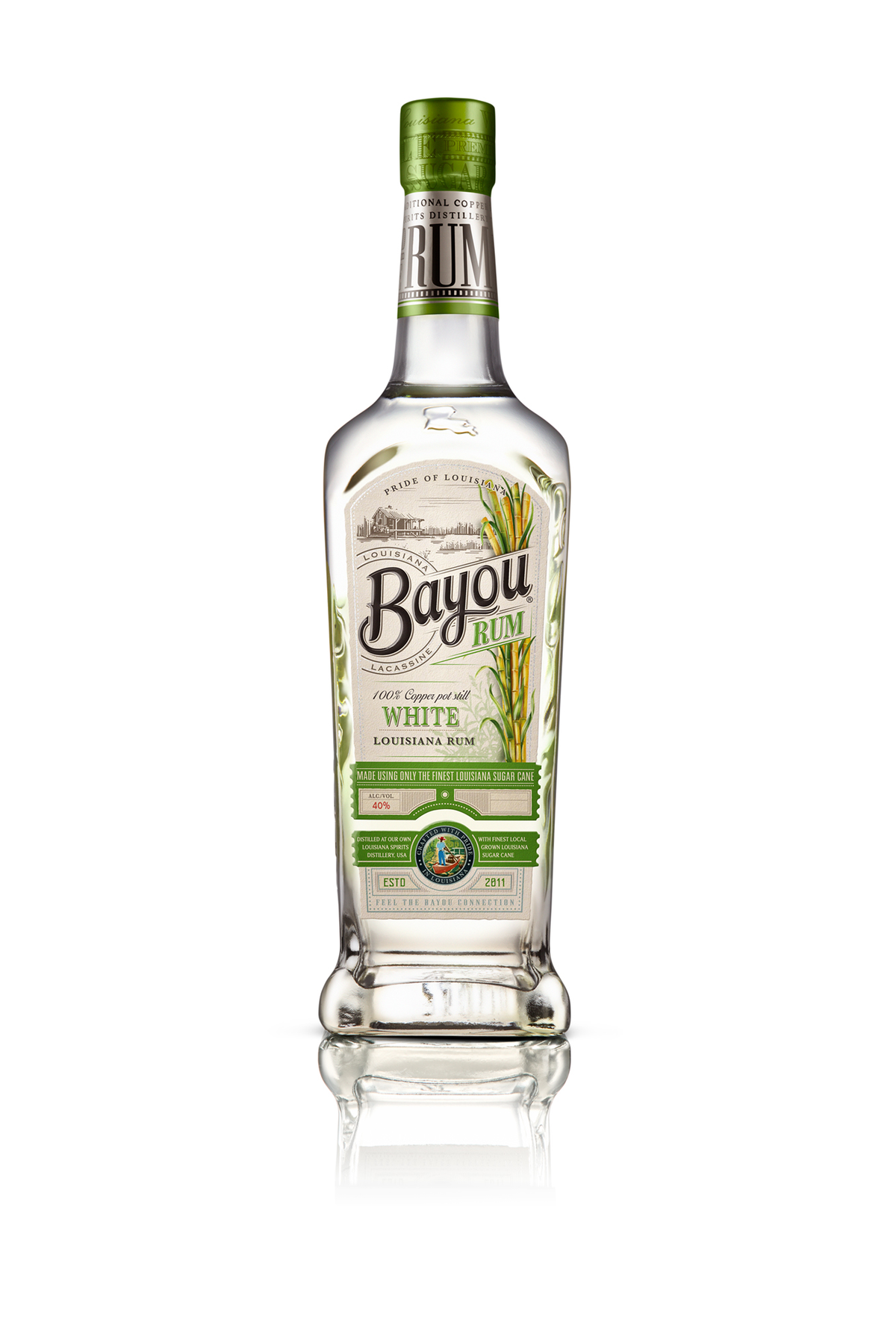Buy Bayou Rum White 80 1L Online -Craft City