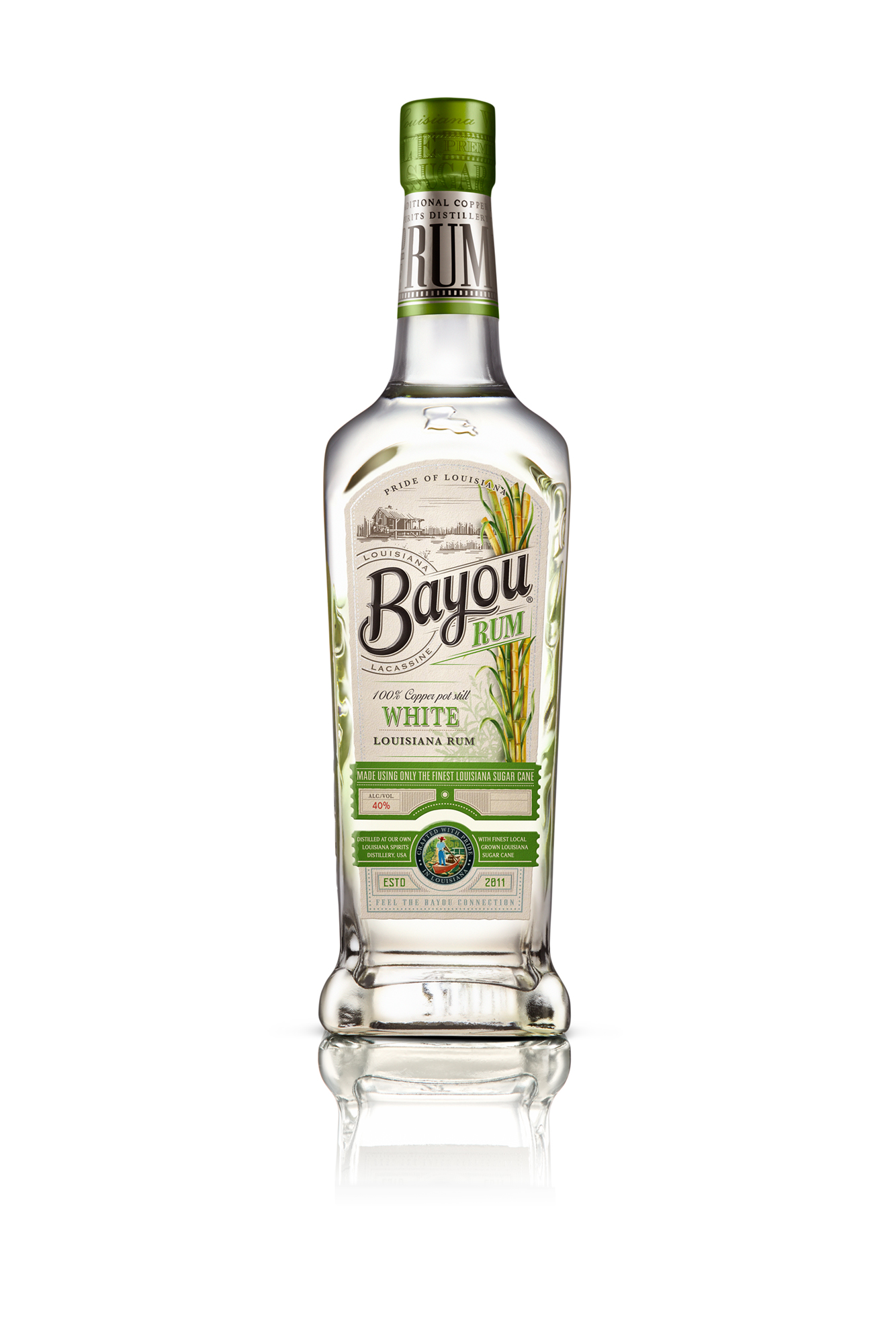 Buy Bayou Rum White 80 1L Online -Craft City
