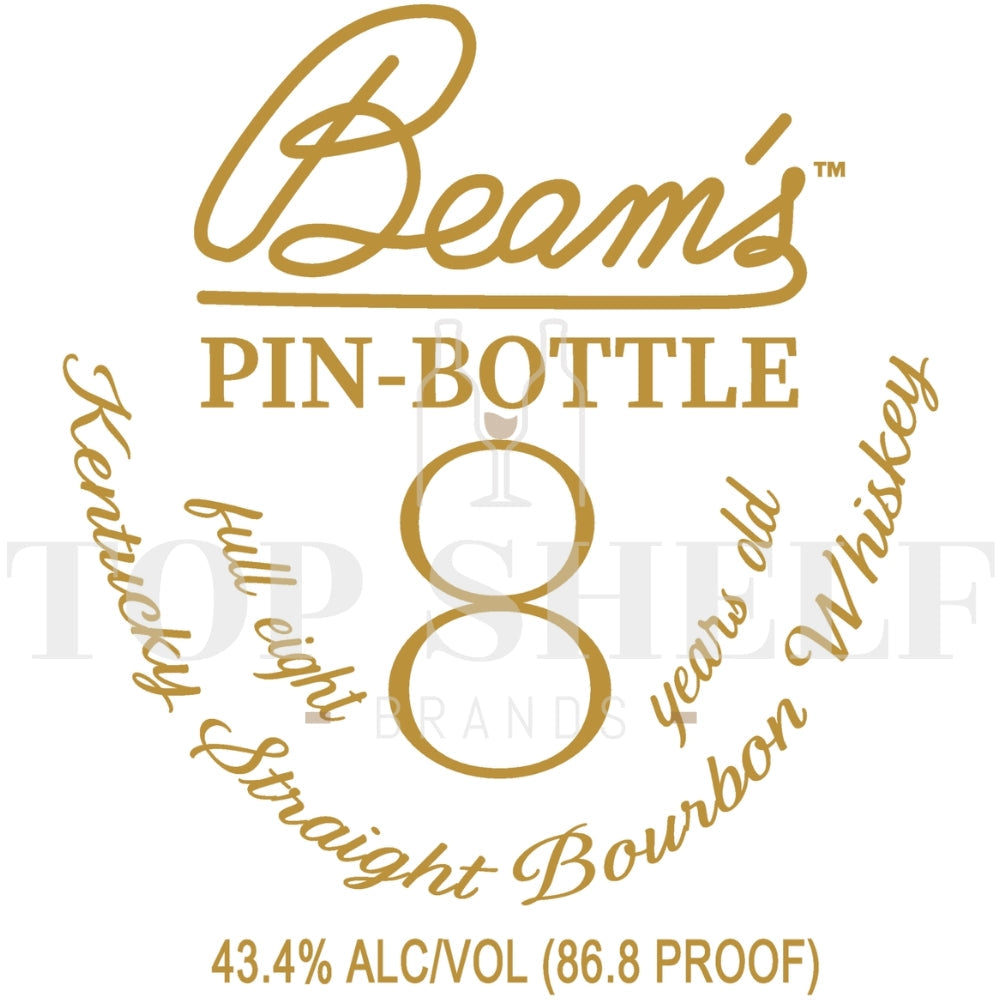 Buy Beam’s Pin Bottle 8 Year Old Bourbon Online -Craft City