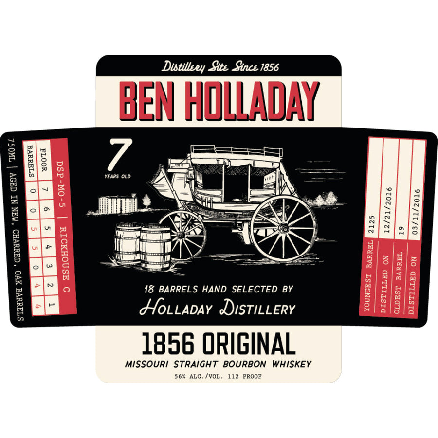 Buy Ben Holladay 18 Barrels 1856 Original Straight Bourbon Online -Craft City