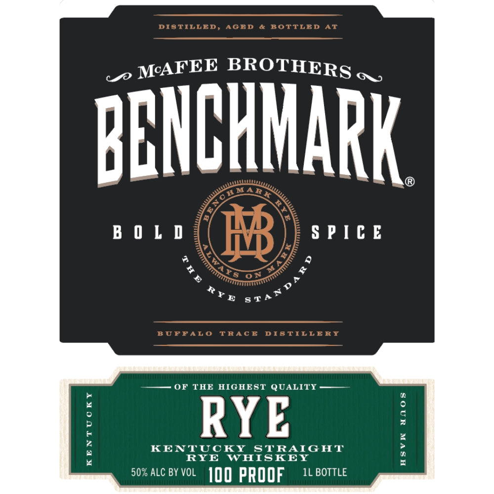 Buy Benchmark Rye Whiskey 1L Online -Craft City