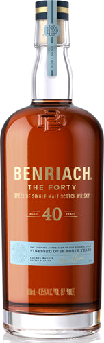 benriach the forty speyside single malt scotch whisky 700ml
