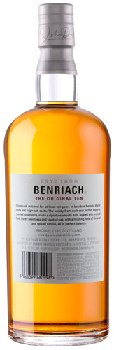 benriach the original ten speyside single malt scotch whisky 750ml