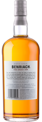 benriach the smoky ten speyside single malt scotch whisky 750ml