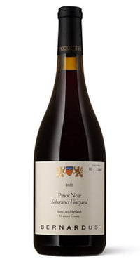 Buy Bernardus Pinot Noir Soberanes Vineyard Santa Lucia Highlands 2021 750ML Online -Craft City