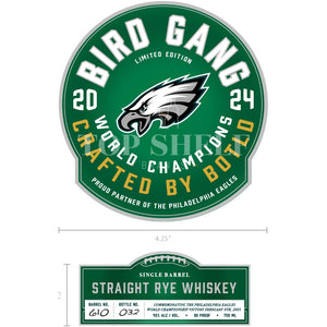 Buy Bird Gang Philadelphia Eagles 2024 Champions Edition Rye Online -Craft City