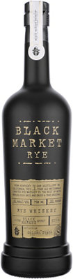 Buy Black Market Spirits Rye Whiskey 3 Yr 90 750ML Online -Craft City