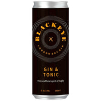 Buy Blackeye Gin & Tonic By Mike Tindall and James Haskell 12pk Online -Craft City