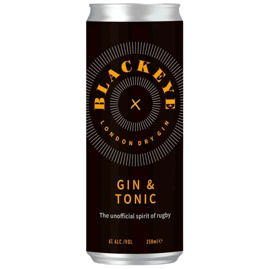 Buy Blackeye Gin & Tonic By Mike Tindall and James Haskell 12pk Online -Craft City