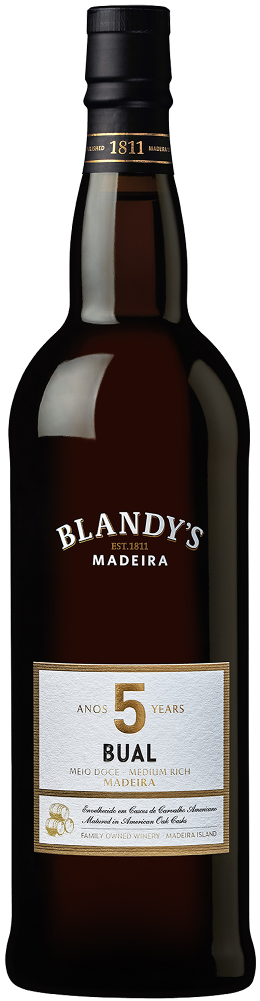 Buy Blandy's Bual Madeira 5YR 750ML Online -Craft City