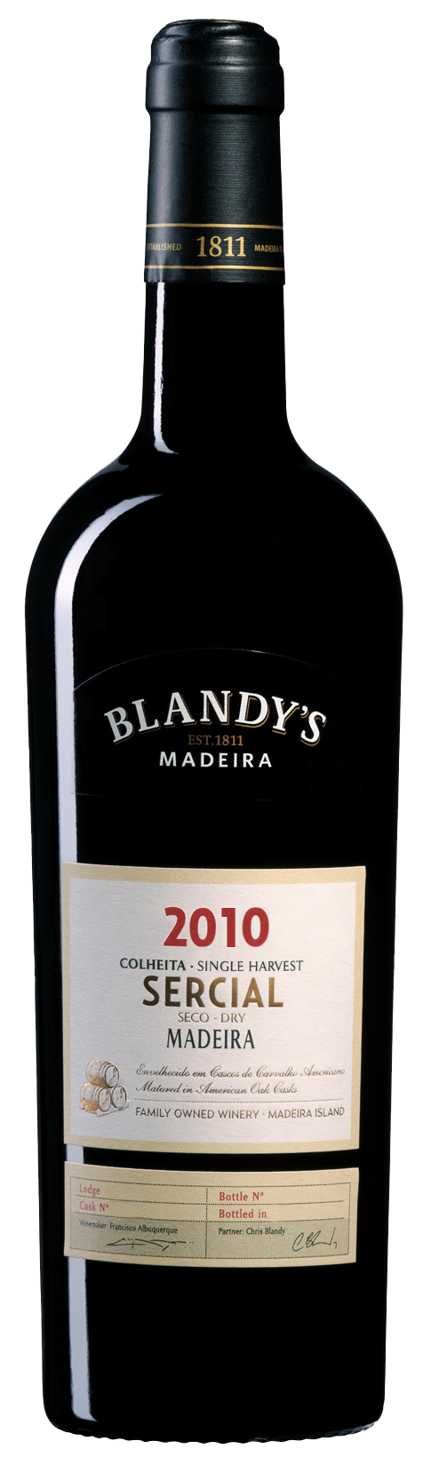 Buy Blandy's Colheita Sercial 10 750ML Online -Craft City