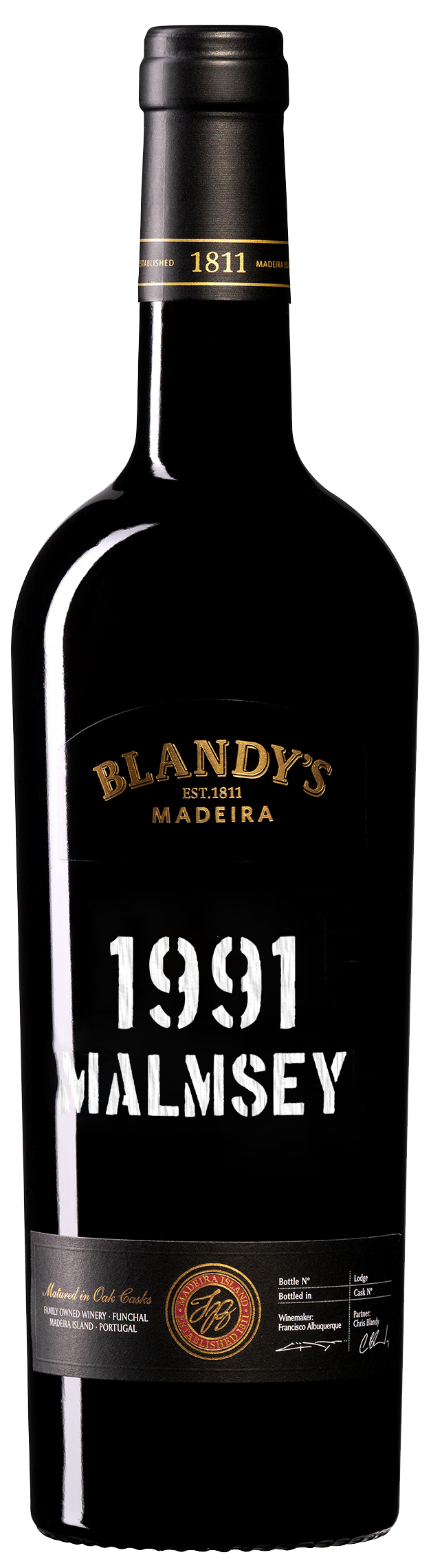 Buy Blandy's Malmsey Madeira 1991 750ML Online -Craft City