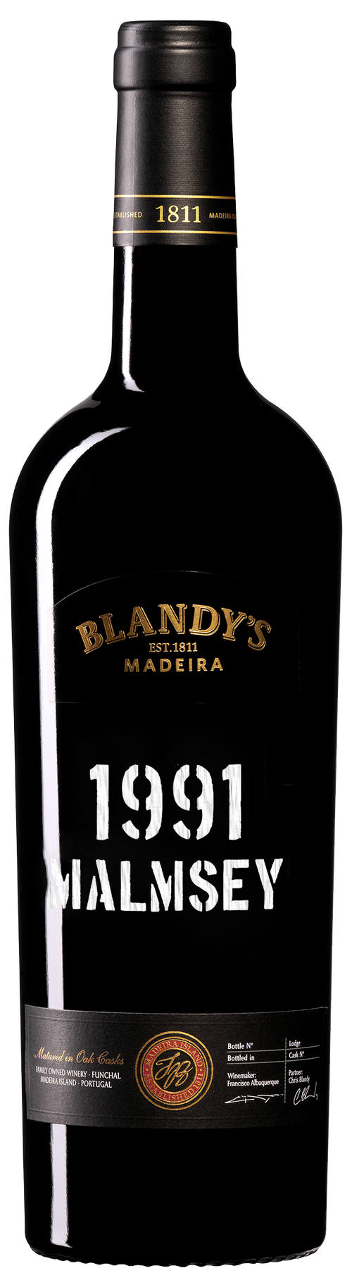 Buy Blandy's Malmsey Madeira 1991 750ML Online -Craft City