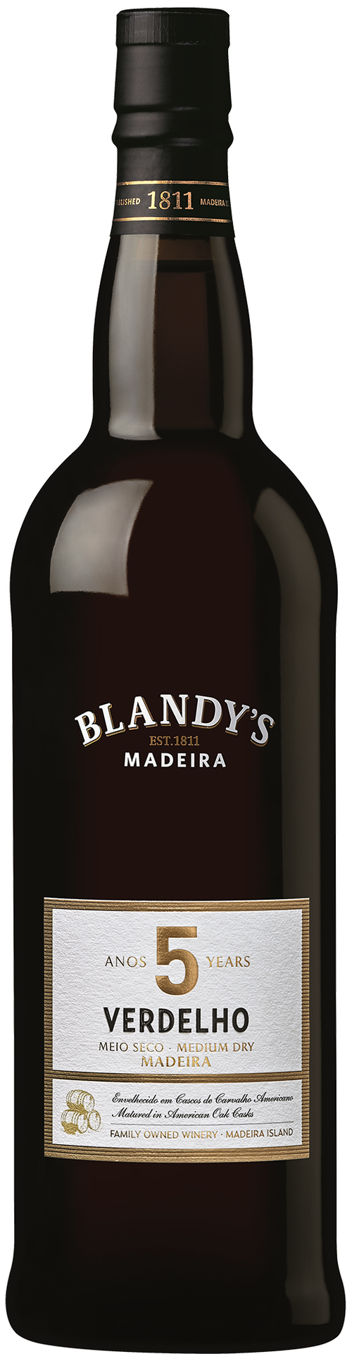 Buy Blandy's Verdelho Madeira 5YR 750ML Online -Craft City