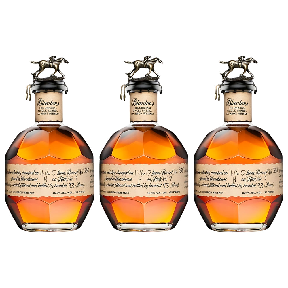 Buy Blanton's Original Single Barrel Whiskey 3pk Online -Craft City