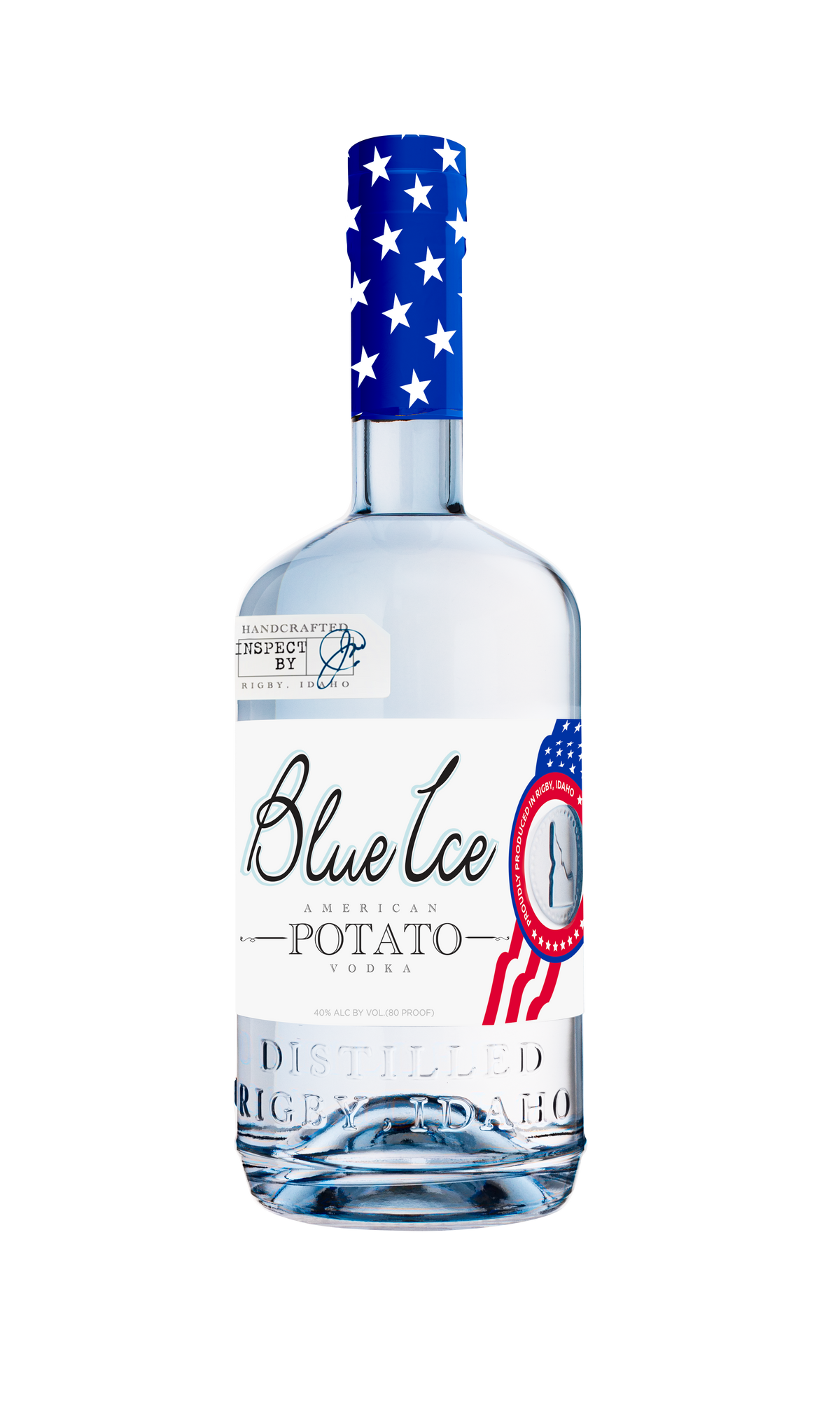 Buy Blue Ice Vodka Potato Red White & Blue 750ML Online -Craft City