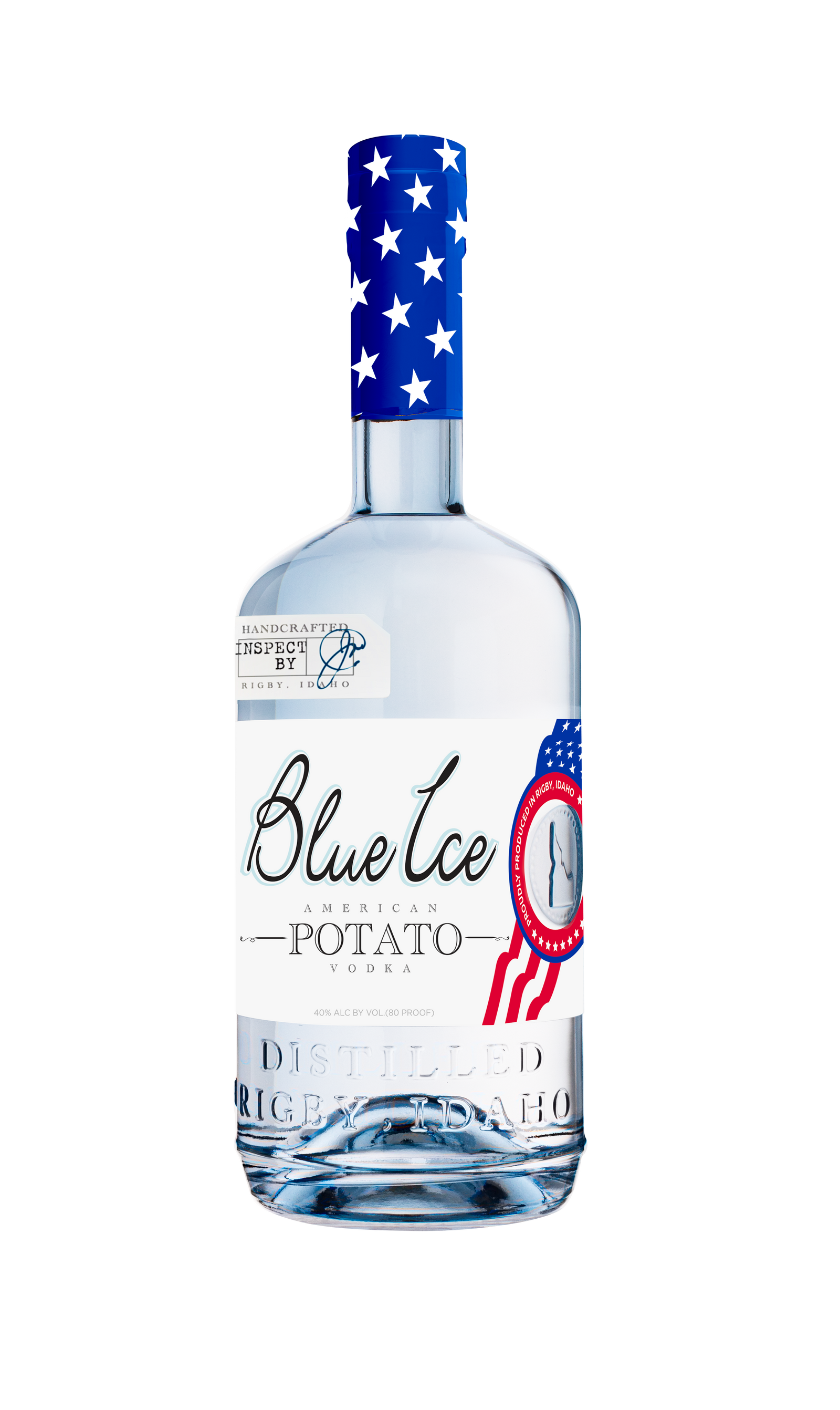 Buy Blue Ice Vodka Potato Red White & Blue 750ML Online -Craft City
