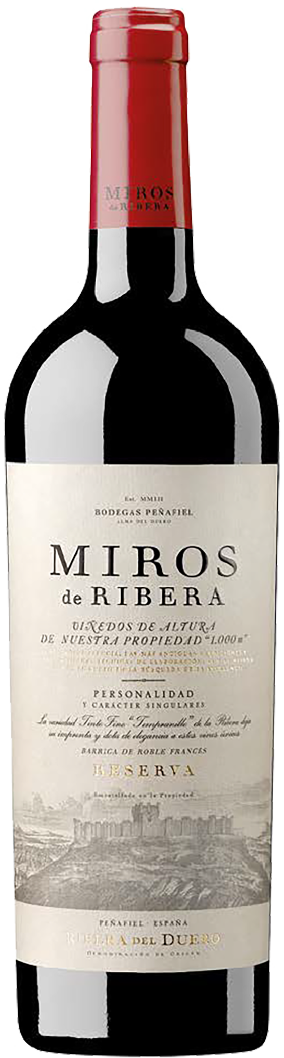 Buy Bodegas Penafiel Miros Rib Reserva 18 750ML Online -Craft City