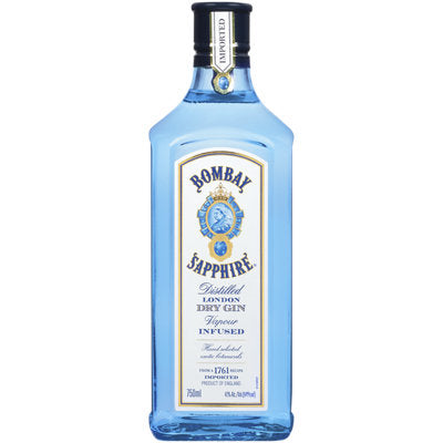 Buy Bombay London Dry Gin Sapphire 94 750ML Online -Craft City