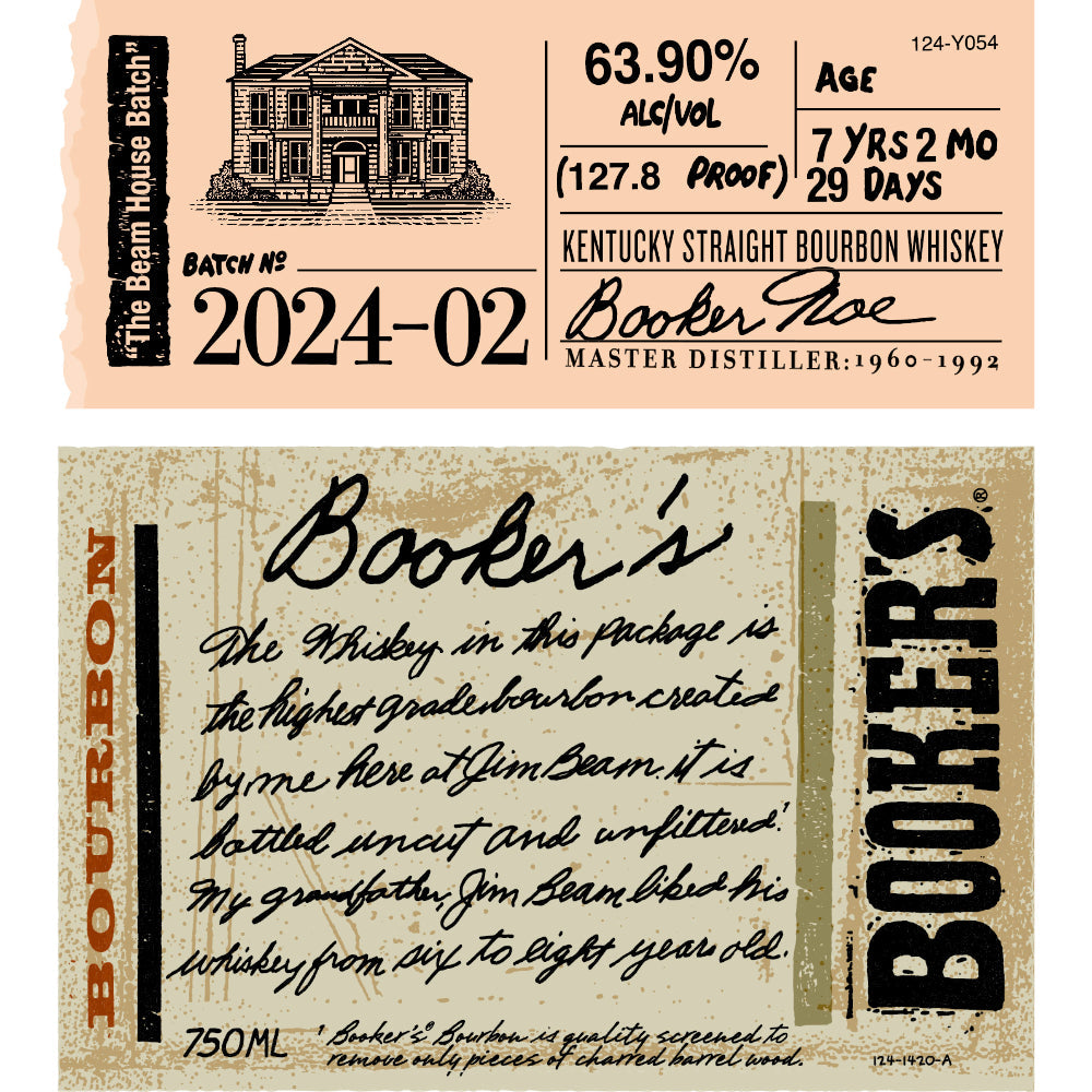 Buy Booker's Bourbon 2024-02 úThe Beam House Batchù Online -Craft City