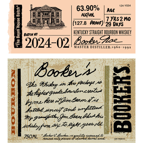 Buy Booker's Bourbon 2024-02 úThe Beam House Batchù Online -Craft City