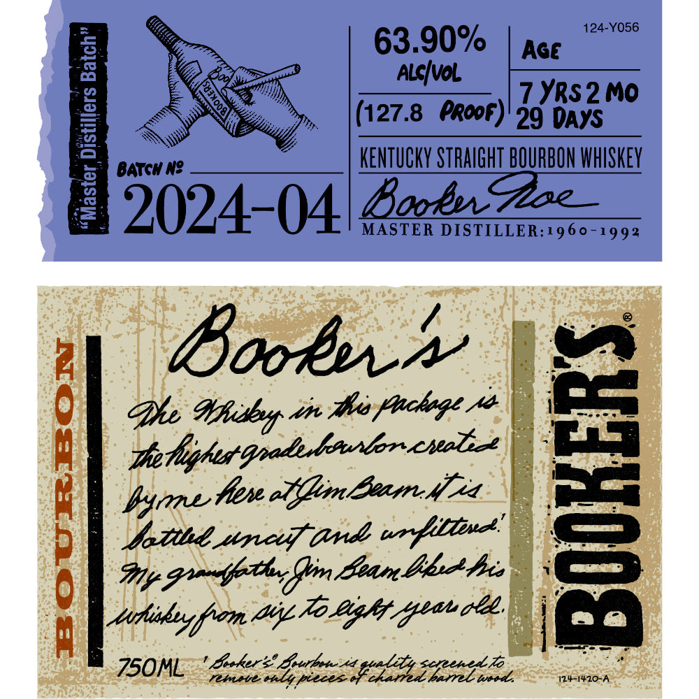 Buy Booker's Bourbon 2024-04 úMaster Distillerôs Batchù Online -Craft City
