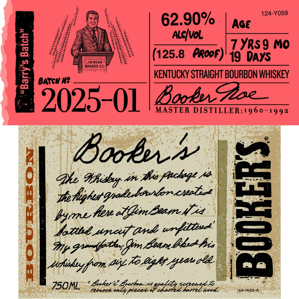 Buy Booker's Bourbon 2025-01 “Barry’s Batch” Online -Craft City