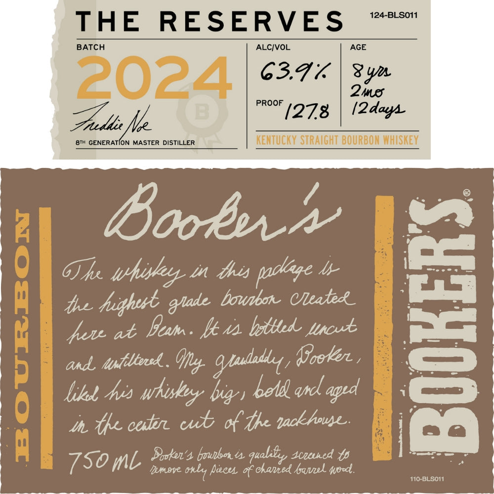 Buy Booker’s Bourbon The Reserves 2024 Batch Online -Craft City