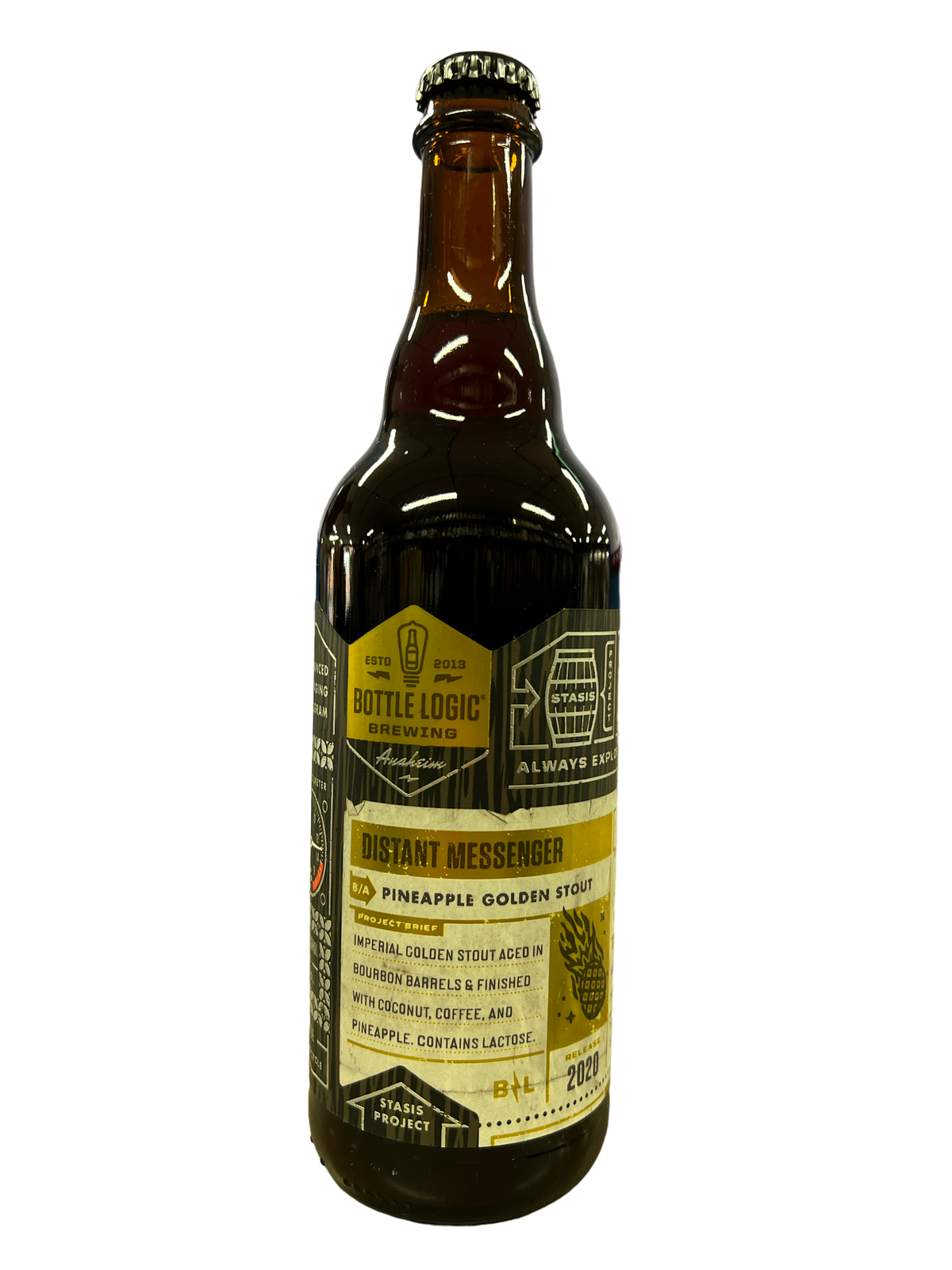 Buy Bottle Logic Distant Messenger Pineapple Golden Stout 2020 Online -Craft City