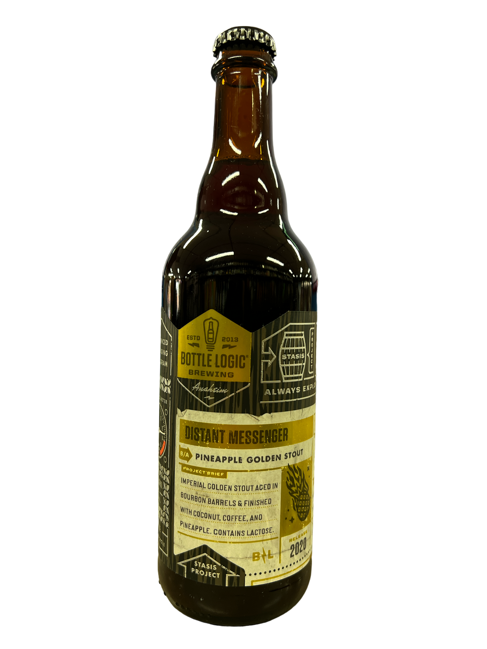 Buy Bottle Logic Distant Messenger Pineapple Golden Stout 2020 Online -Craft City