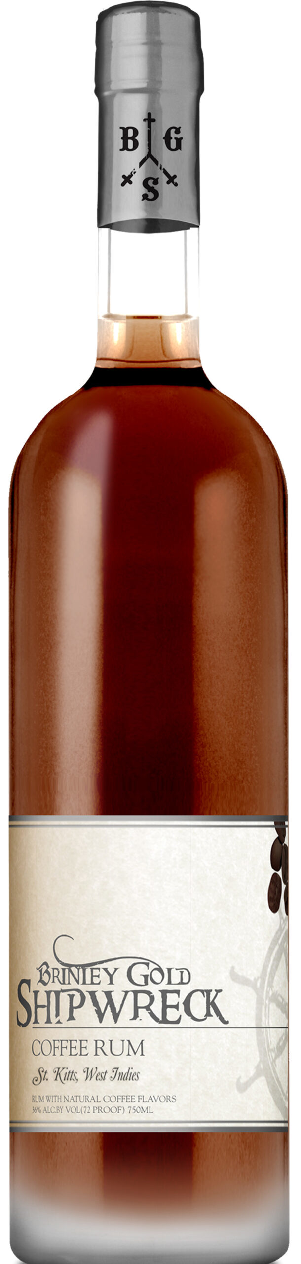 Buy Brinley Shipwreck Rum Coffee 750ML Online -Craft City